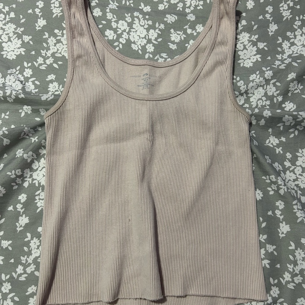 pink brandy melville tank top
